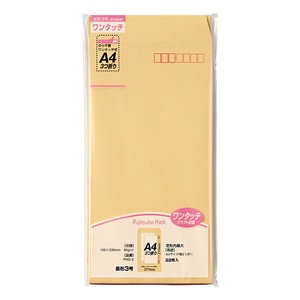 [封筒] マルアイ 藤壺クラフトパック ワンタッチ 長形3号 85g/m2