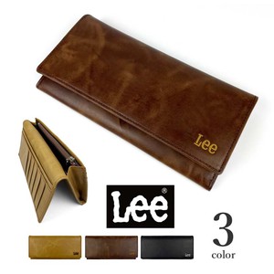 【全3色】 Lee リー ロングウォレット 二つ折り 長財布 ボンデッドレザー 再生皮革 (0520368)