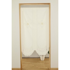 Japanese Noren Curtain M Retro Lily