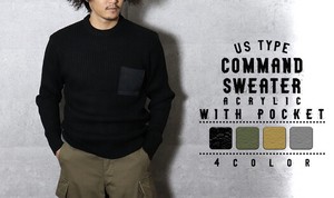 Sweater/Knitwear Acrylic 3-colors