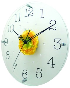Wall Clock Glasswork Made in Japan Made in Japan