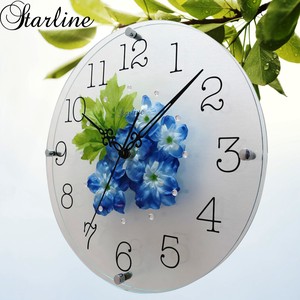 Wall Clock Glasswork Made in Japan