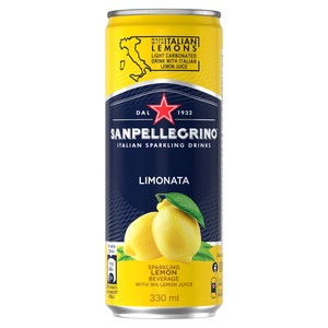 【サンペレグリノ】イタリアンスパークリングドリンク　リモナータ（レモン）330ml