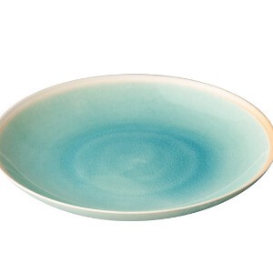 【人気商品】Gloss丸皿　L　大皿　日本製　陶器　SAKUZAN　作山窯