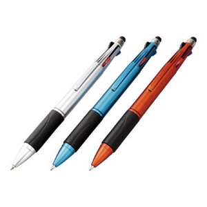 <低額ノベルティ>タッチペン付4色ボールペン SC-1606