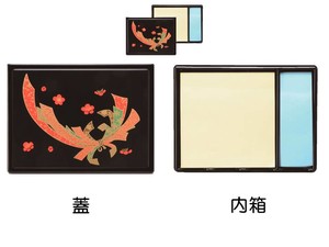 ☆日本伝統の技法【蒔絵】MAKI-E TAG CASE/蒔絵付箋ケース/熨斗（のし）