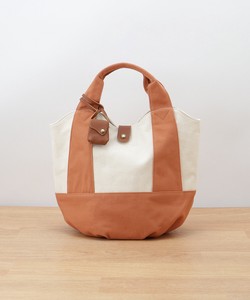 Combi Canvas Cow Leather Round Tote
