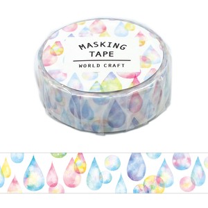Washi Tape Gift Knickknacks Stationery Kira-Kira Droplets 15mm