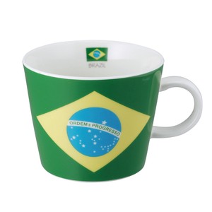 フラッグマグカップ　ブラジル＜日本製＞