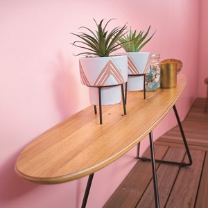スケートボードテーブル　ローテーブル　サイドテーブル　テーブル　木製