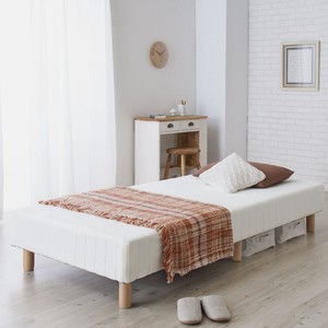 ベッド　シングル　シングルサイズ　脚付きマットレス　マットレス　脚付　木製脚