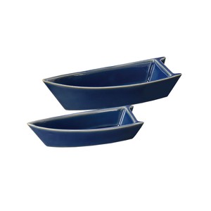 【SALE】いろどり舟小鉢【小】【藍】【キッチン】