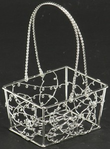プラチナメッシュ ﾐﾆﾊﾞｽｹｯﾄ 小物入 丸いﾊﾞｽｯｹｯﾄ　かわいい　ハンドメイド　推し活