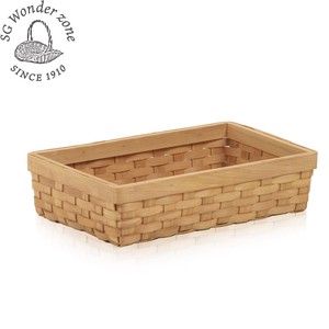 Basket Wooden Basket Cutlery 27cm