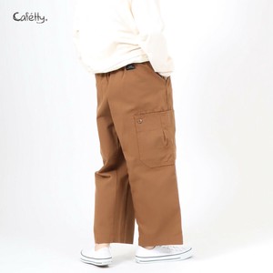 【SALE・再値下げ】ミリタリーワイドパンツ クロップド/綿100%/Cafetty/CF0305