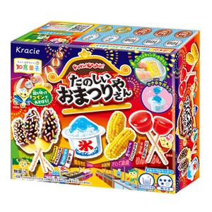 【お菓子】『ポッピンクッキン　たのしいおまつりやさん　1セット上代￥280×5箱入』レンジで作る知育菓子
