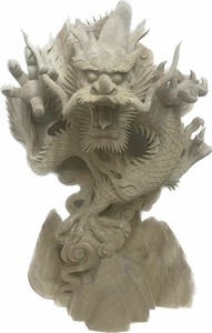 木彫り　単龍　40cm