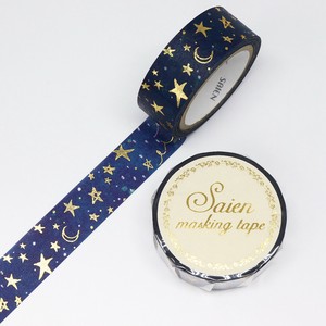 マスキングテープ　星空　金箔/15mm×7m巻