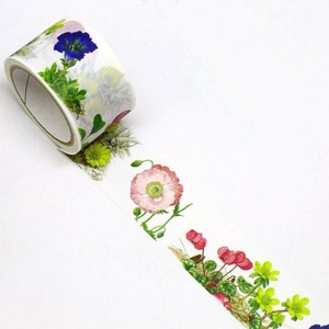 マスキングテープ　ボタニカル　春の花・夏の花　25mm×5m巻