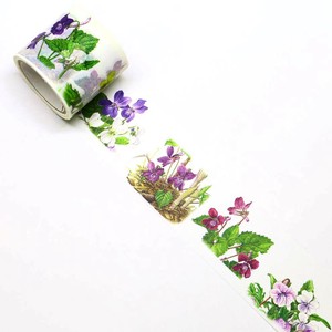 Washi Tape Violet Botanica 38mm x 5m