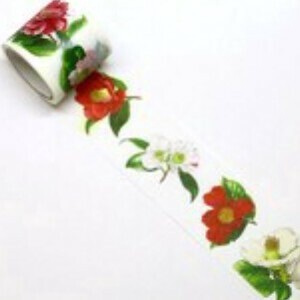 Washi Tape Camellia Botanica 38mm x 5m