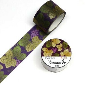 Washi Tape Grapes 25mm x 5m