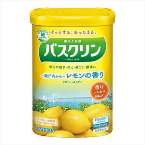 バスクリン　【2018秋冬新作】バスクリン　レモンの香り　600G 【 入浴剤 】