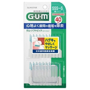 サンスター 〈G･U･m〉ガム・ソフトピック 40本 SSS〜S