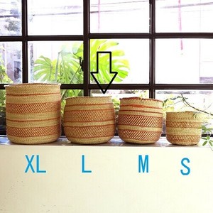 イリンガバスケット Lサイズ　ナチュラル バスケット  ハンドメイド インテリア 小物入れ