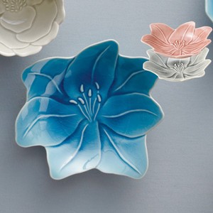 Seto ware Main Plate Flower 17cm Made in Japan