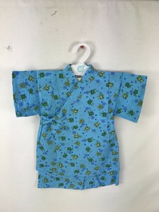 【日本製】【新柄】☆甚平スーツ☆リップル素材☆かえる柄☆