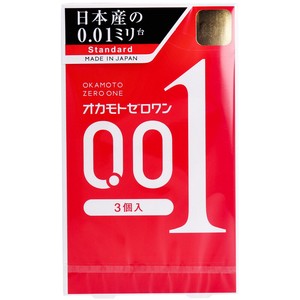 オカモトゼロワン 0．01ミリ コンドーム 3個入【避妊具・潤滑剤】