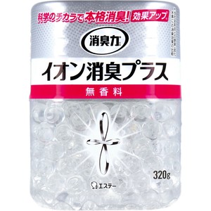 消臭力 クリアビーズ イオン消臭プラス 無香料 本体 320g【消臭・芳香剤】