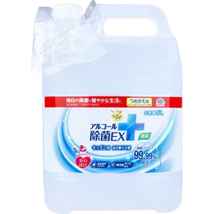 らくハピ アルコール除菌EX 詰替用 大容量5L【掃除用品】