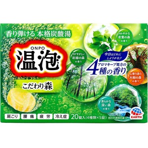 温泡 ONPO こだわり森 20錠入【入浴剤】