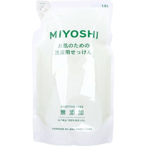 無添加 お肌のための洗濯用せっけん 詰替用 1L【洗濯用品】