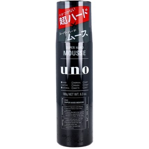 UNO(ウーノ) スーパーハードムース 180g【ヘアケア】