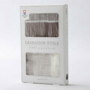 【全6色･今治産】グラデーションストール・専用パッケージ入り＜日本製＞
