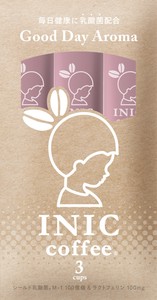 【3本入/INICインスタントコーヒー/乳酸菌入り】グッドデイアロマ