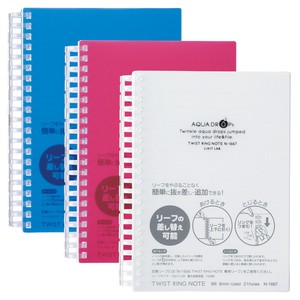 Notebook aqua Drops B6-size