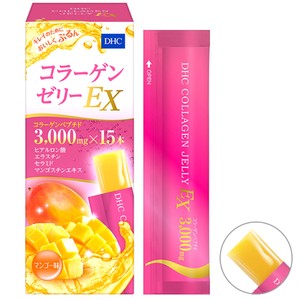 ※DHC コラーゲンゼリーEX マンゴー味 15本入【食品・サプリメント】