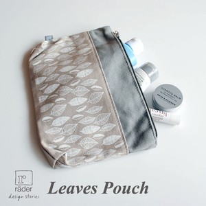rader リーフ柄ポーチ Pouch Leaves