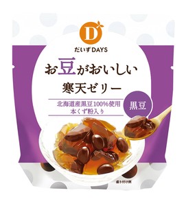 お豆がおいしい寒天ゼリー黒豆〔夏〕
