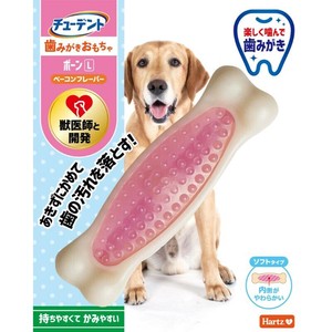 [住商アグロ] チューデント 歯みがきおもちゃ ソフトタイプ ボーンL ベーコンフレーバー