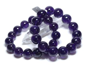 ☆高品質☆【ブレスレット】ウルグアイアメジスト (2A) (約16〜16.5mm) 【天然石】