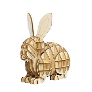 木製パズル　ki‐gu‐mi　ウサギ