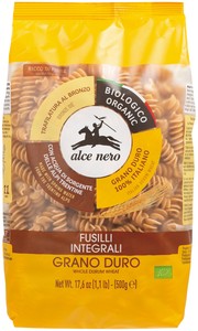 【アルチェネロ】有機全粒粉フジッリ500g【オーガニック】