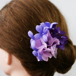 『浴衣小物』和装髪飾り紫陽花