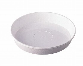 鉢皿サルーン10号　ホワイト