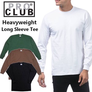 PRO CLUB Club Long Heavy Weight Long Sleeve T-shirt 5 Colors